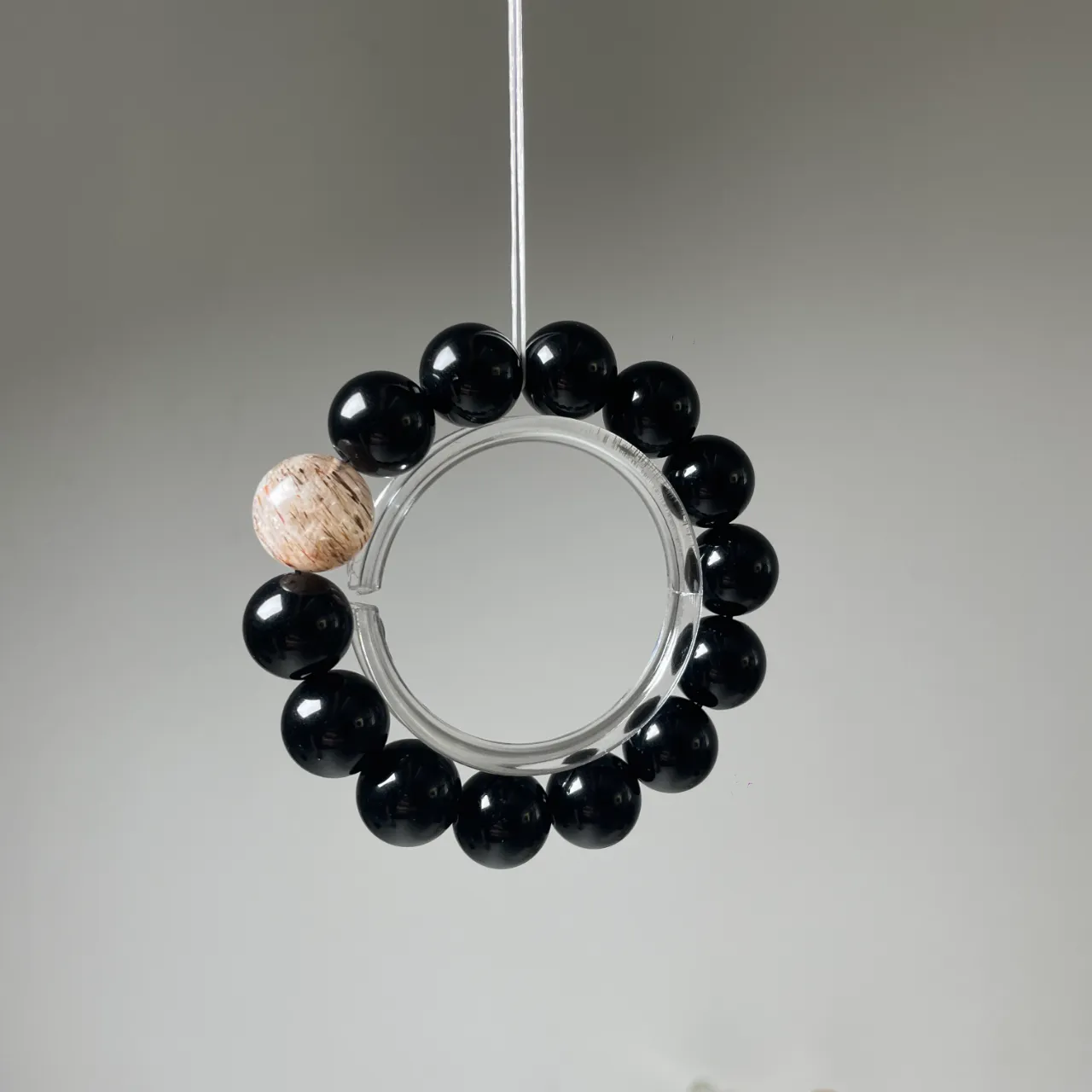 Handmade Custom Evil Ward Bracelet, Natural Crystal Birthday Customization with Free Fortune Analysis.