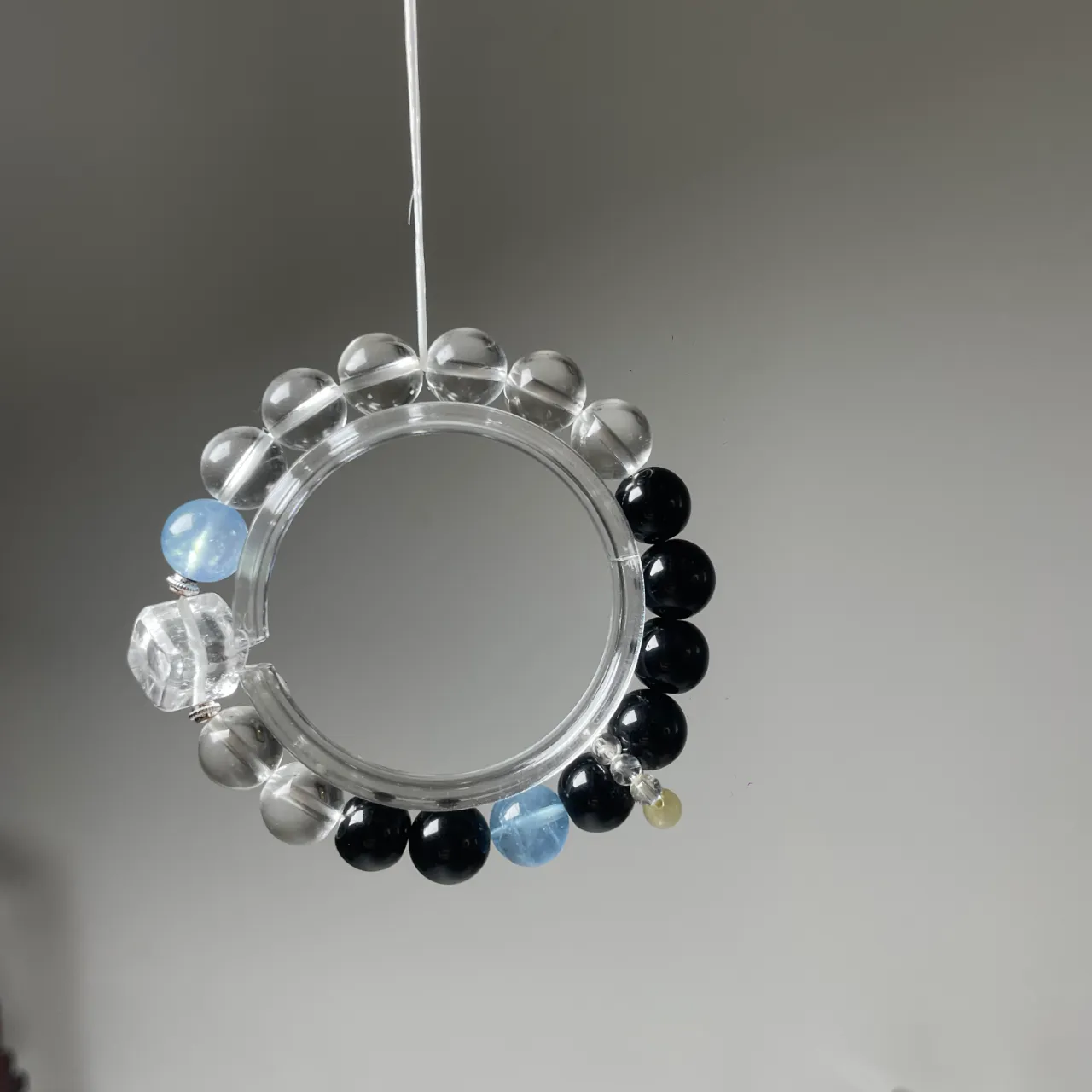 Handmade Custom Evil Ward Bracelet, Natural Crystal Birthday Customization with Free Fortune Analysis. 2