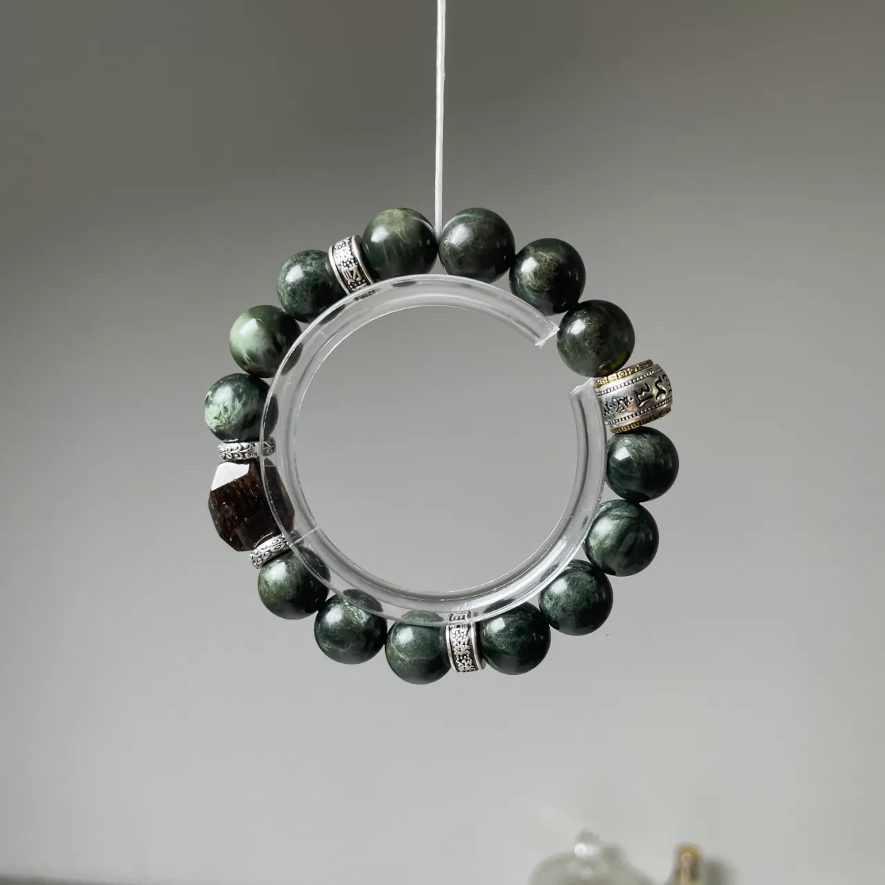 Handmade Custom Evil Ward Bracelet, Natural Crystal Birthday Customization with Free Fortune Analysis. 3