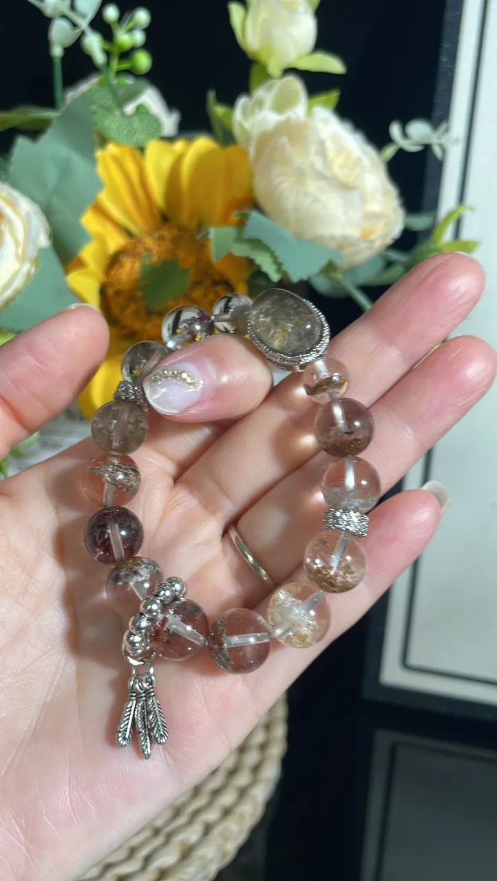 花幽靈水晶手串輕奢男女款定制手鏈 2