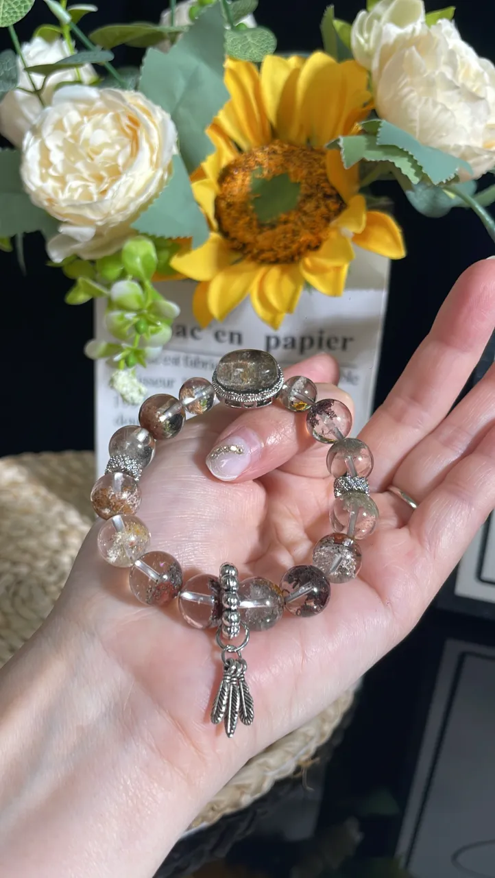 花幽靈水晶手串輕奢男女款定制手鏈 3