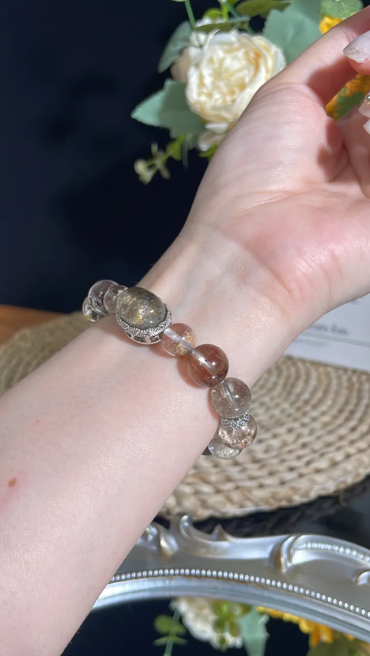 花幽靈水晶手串輕奢男女款定制手鏈 圖片 6