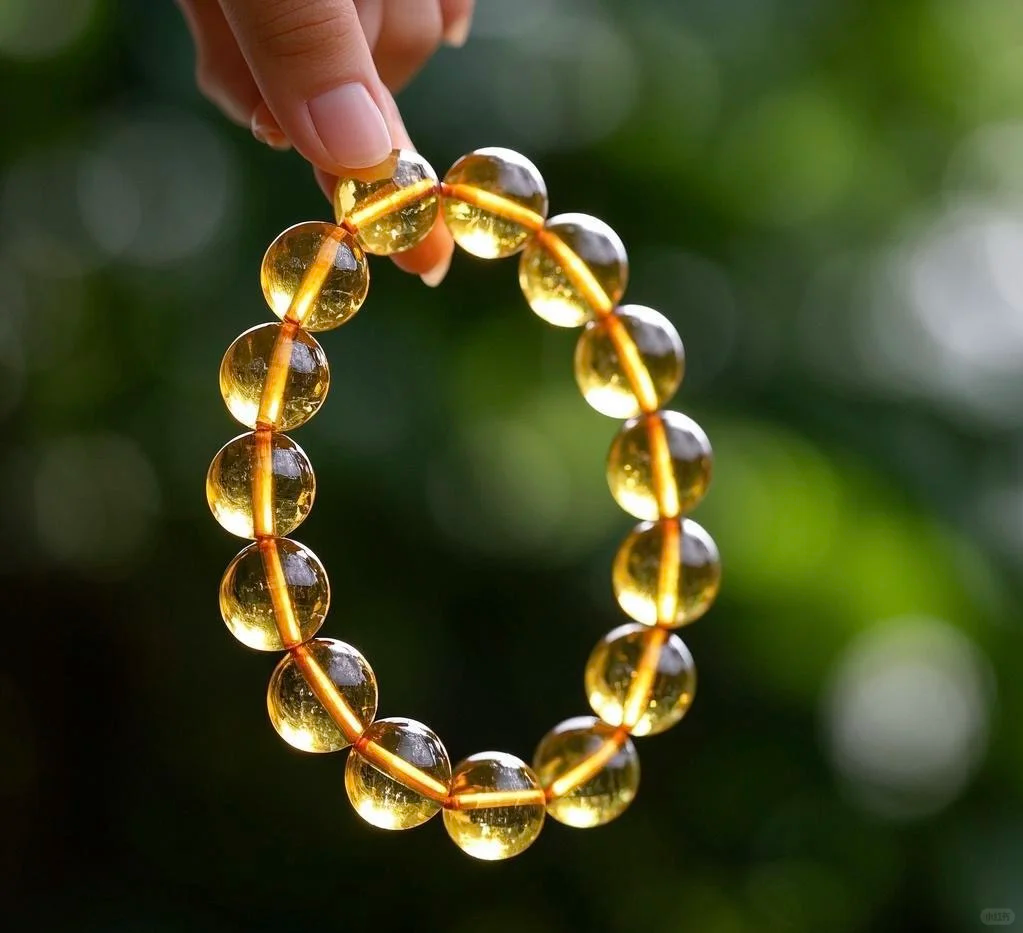 天然黃水晶手串財富之石增強自信調節消化系統 圖片 3