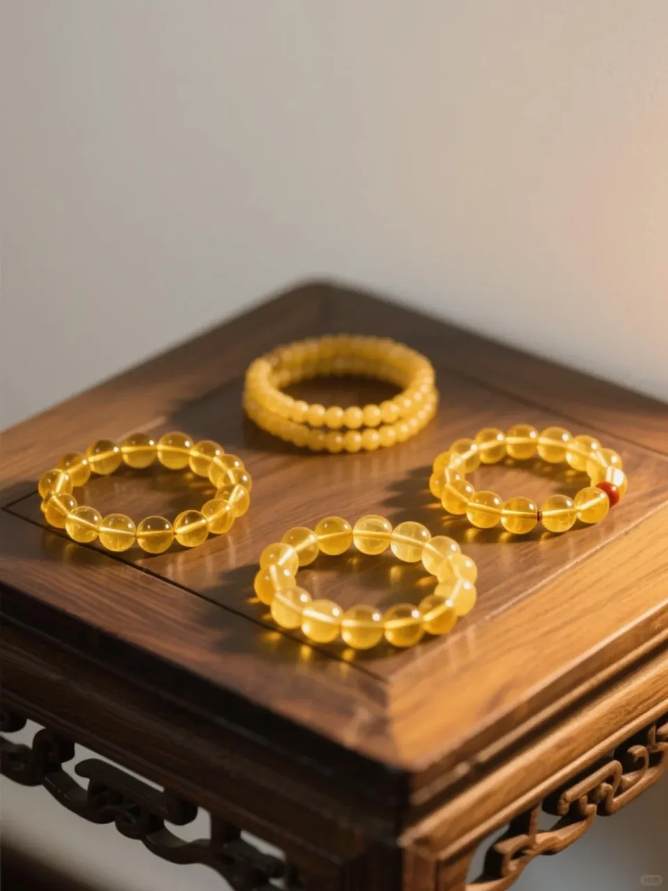 天然黃水晶手串財富之石增強自信調節消化系統 圖片 6